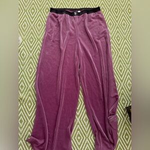 Victoria’s Secret Velvet Lounge Pants in Purple